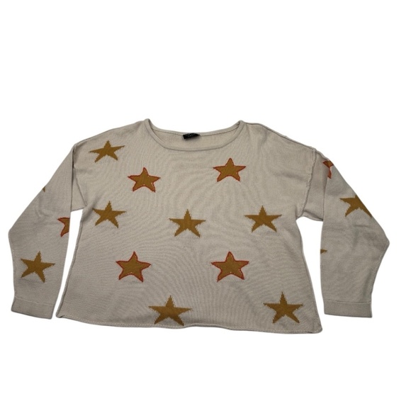 Blank Paige Beige Star Sweater - Picture 2 of 8